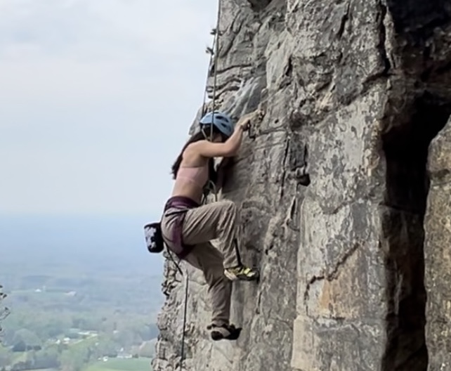 Peirong rock climbing